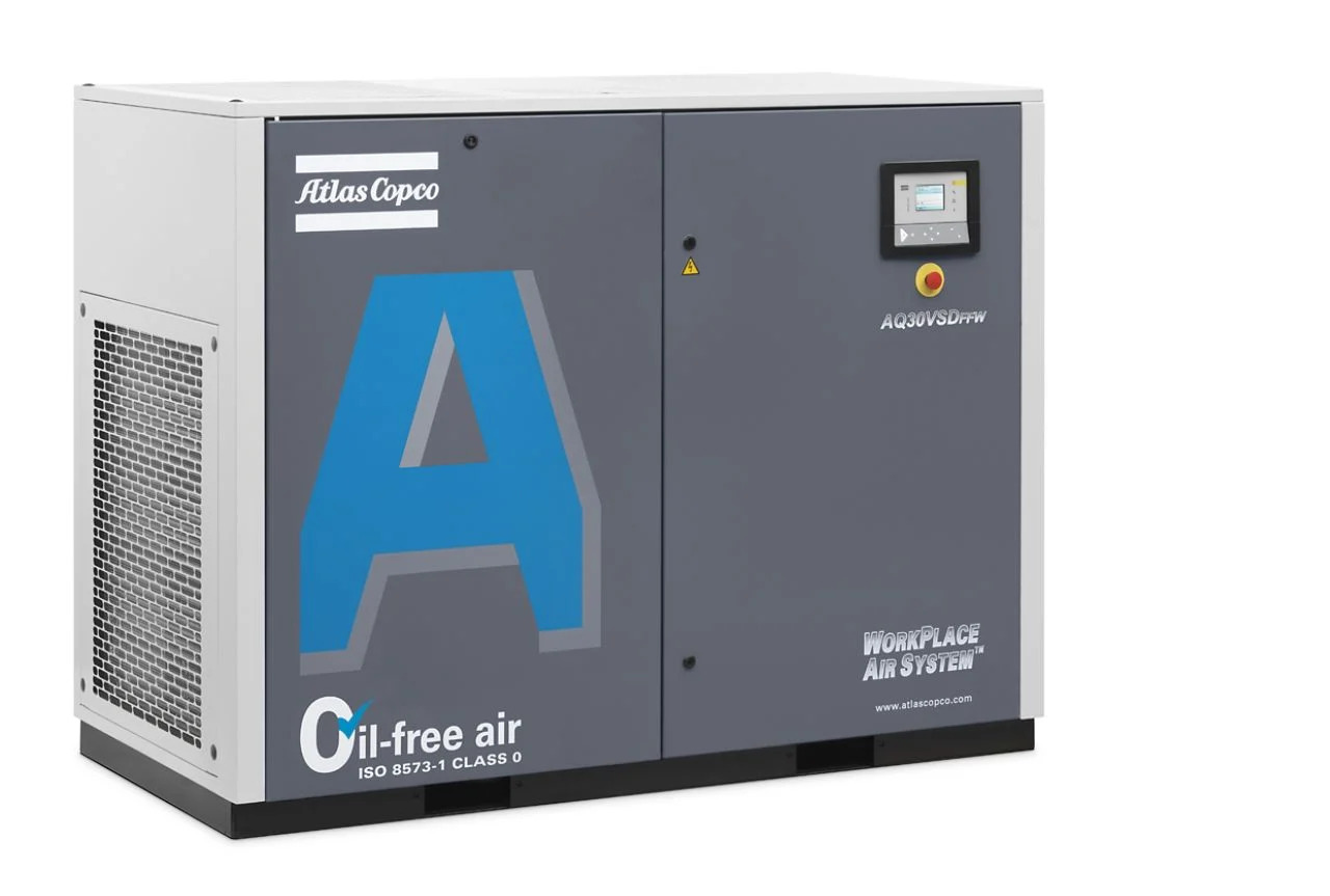 Aq Water Injected Oil Free Screw Compressors